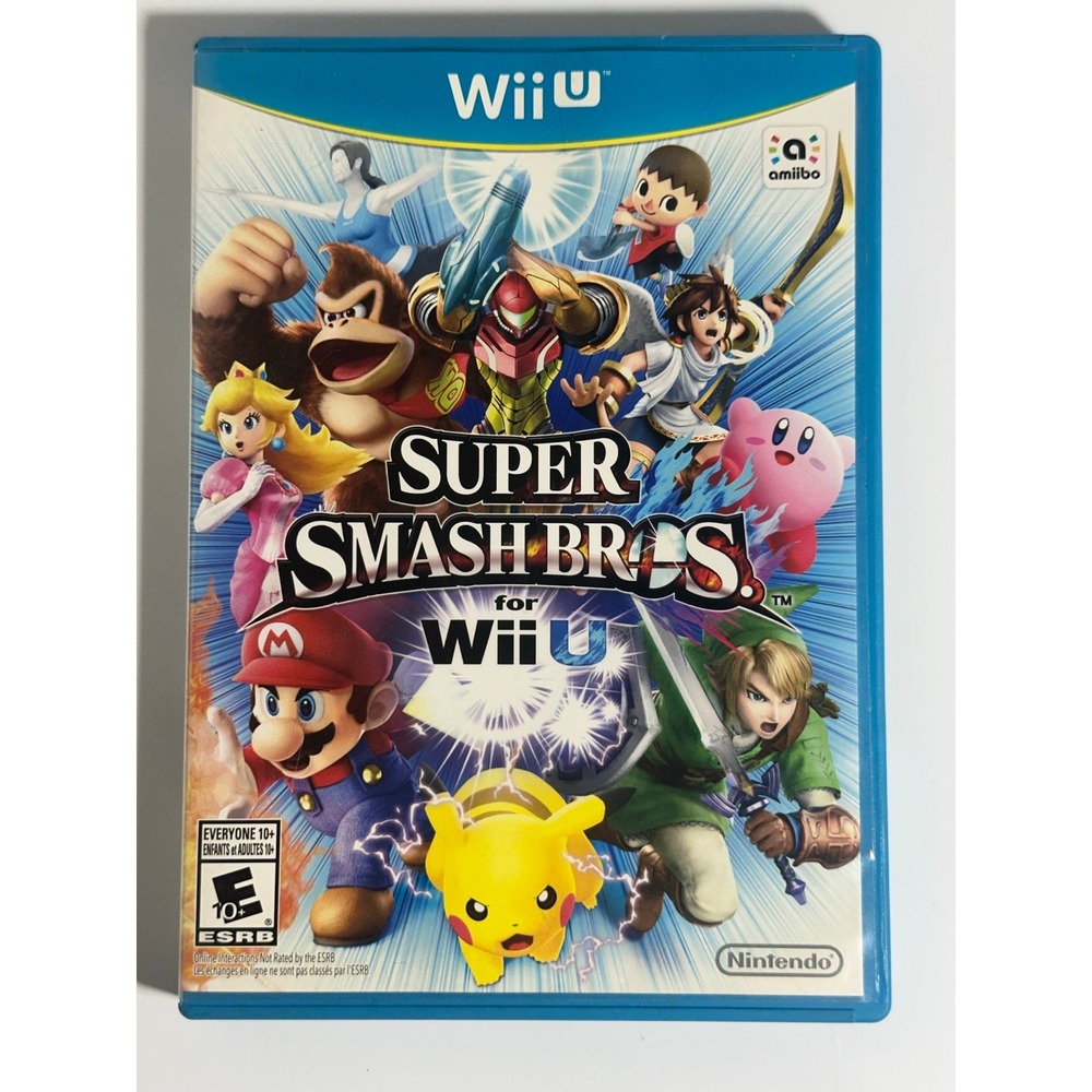 Super Smash Bros. for Nintendo Wii‎ U 2014 Complete in Box CIB